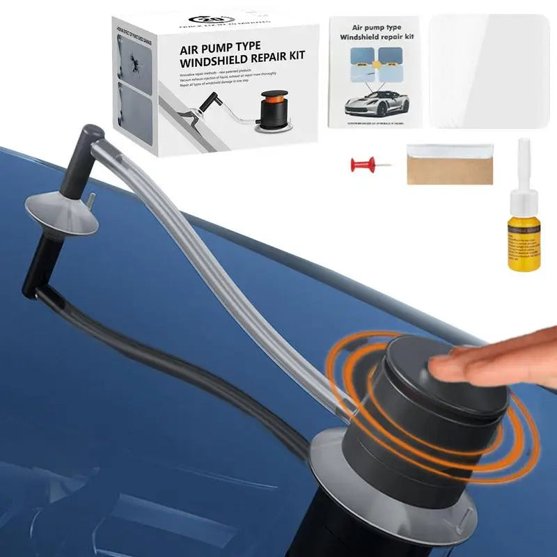 Kit de Réparation Pare-Brise Voiture à Pompe à Vide