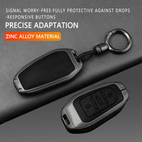Étui de Protection Clé Peugeot 208 308 3008 Citroën C3 C5 Aircross DS Alliage de Zinc et Cuir