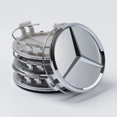 Cache-Moyeux Mercedes AMG 75mm Emblème Relief