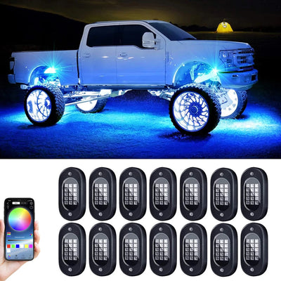 Éclairage d'Ambiance LED Modules RGB Musique Tout-Terrain