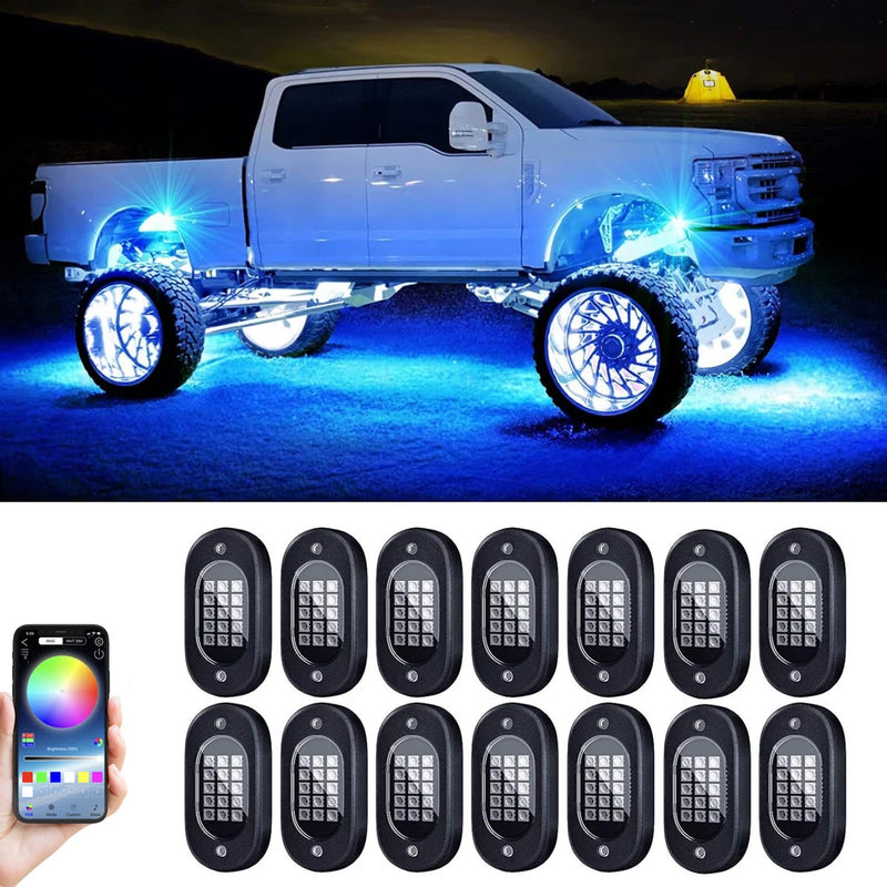 Éclairage d'Ambiance LED Modules RGB Musique Tout-Terrain