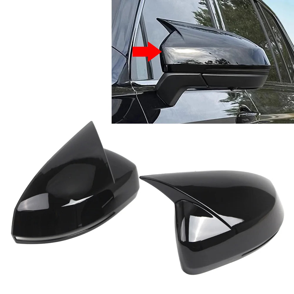 Coques de Rétroviseur VW T-Cross 2019-2023 Style Bec Noir Brillant 2GG857537 2GG857538, Paire