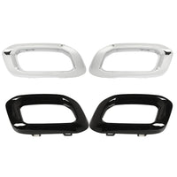 Embout d'Échappement Mercedes GLC GLE GLS AMG Line 2020-2023 Chrome ou Noir