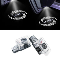 Projecteur Porte Volvo V40 2013-2019 LED, Lot de 2, 8 Motifs, Remplacement Direct