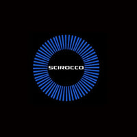 Projecteur Logo Porte Volkswagen Scirocco LED 9 Motifs 2 Pièces