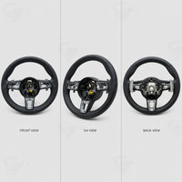 Lederlenkrad für Porsche 911 GT3 Carrera Turbo 718 Macan Cayenne Panamera 970 971 991 95B 958 982 981 9YA 997 987