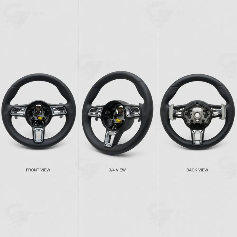 Lederlenkrad für Porsche 911 GT3 Carrera Turbo 718 Macan Cayenne Panamera 970 971 991 95B 958 982 981 9YA 997 987