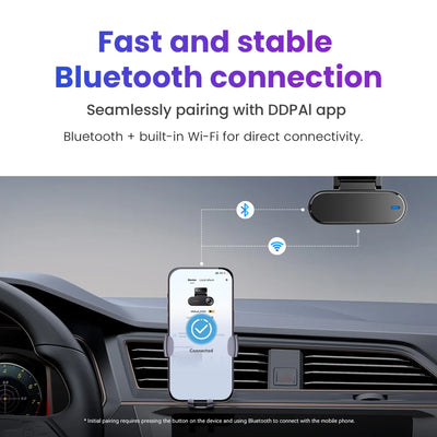 Dashcam DDPAI N5 Dual 4K HDR Avant Arrière
