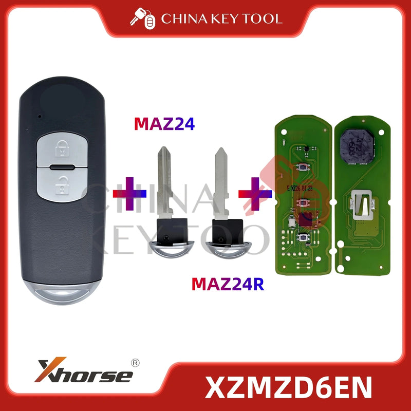 Carte PCB Clé Mazda XHORSE XZMZD6EN avec Coque