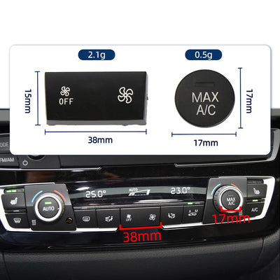 Cache-Boutons de Climatisation BMW Série 3 X1 F30 F20 E90