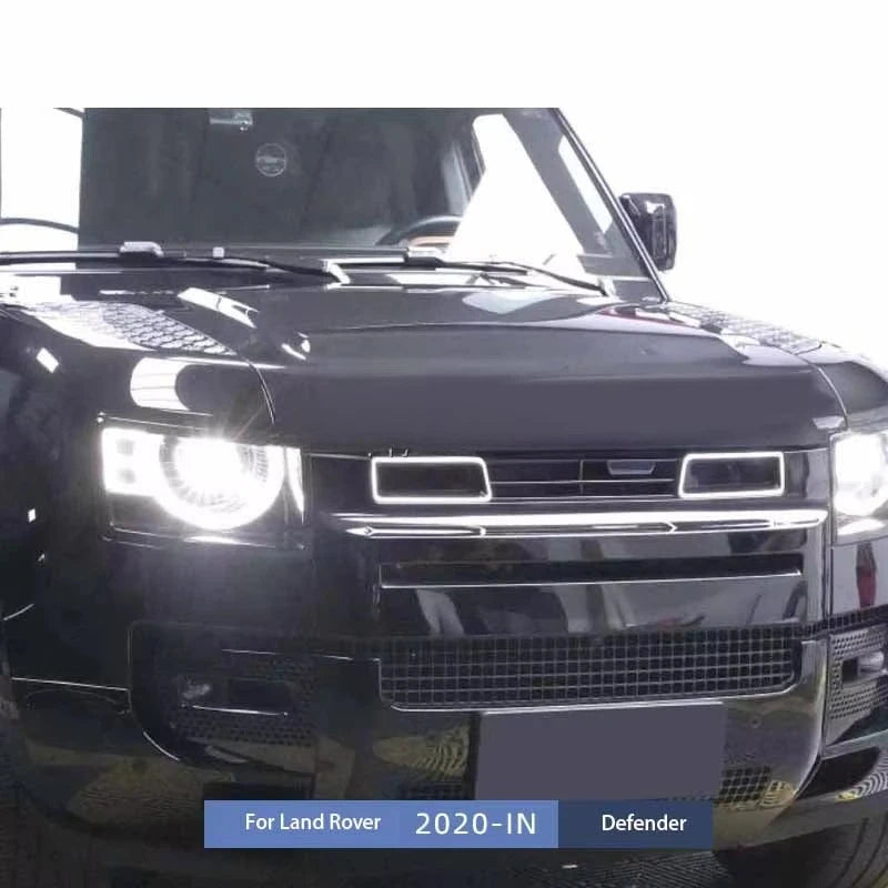 Calandre Avant Style Rock avec Éclairage LED Land Rover Defender L663 90 110 130 2020-2025