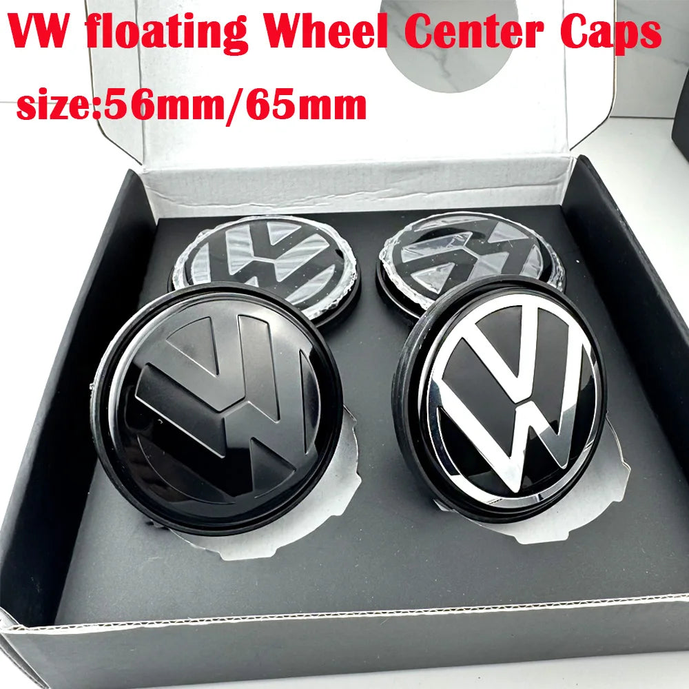 Cache-Moyeux Volkswagen Golf Jetta Passat CC 56mm 65mm