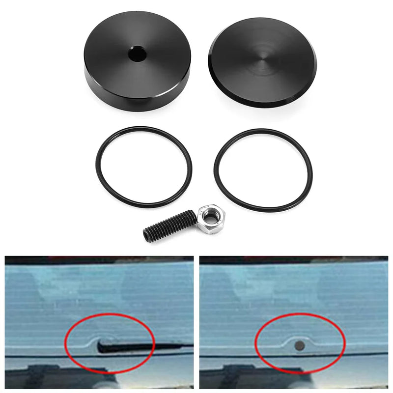 Kit Suppression Essuie-Glace Arrière Aluminium Universel 2 Pièces
