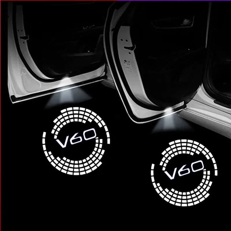Projecteur Logo Porte Volvo XC60 XC90 V60 V90 Montage Direct