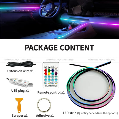 Éclairage d'Ambiance LED RGB Acrylique 110 cm Intérieur