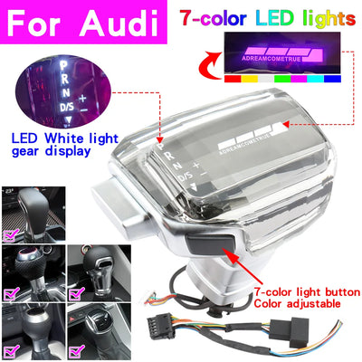 Pommeau de Vitesse Cristal LED Volkswagen Golf Audi A3
