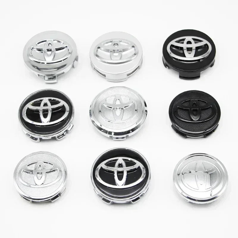 Cache-Moyeux Toyota Corolla Camry Yaris RAV4 57mm 62mm — vue d'ensemble
