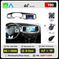 Autoradio Android Dodge Charger 2011-2014 Écran QLED 9 pouces CarPlay GPS Navigation