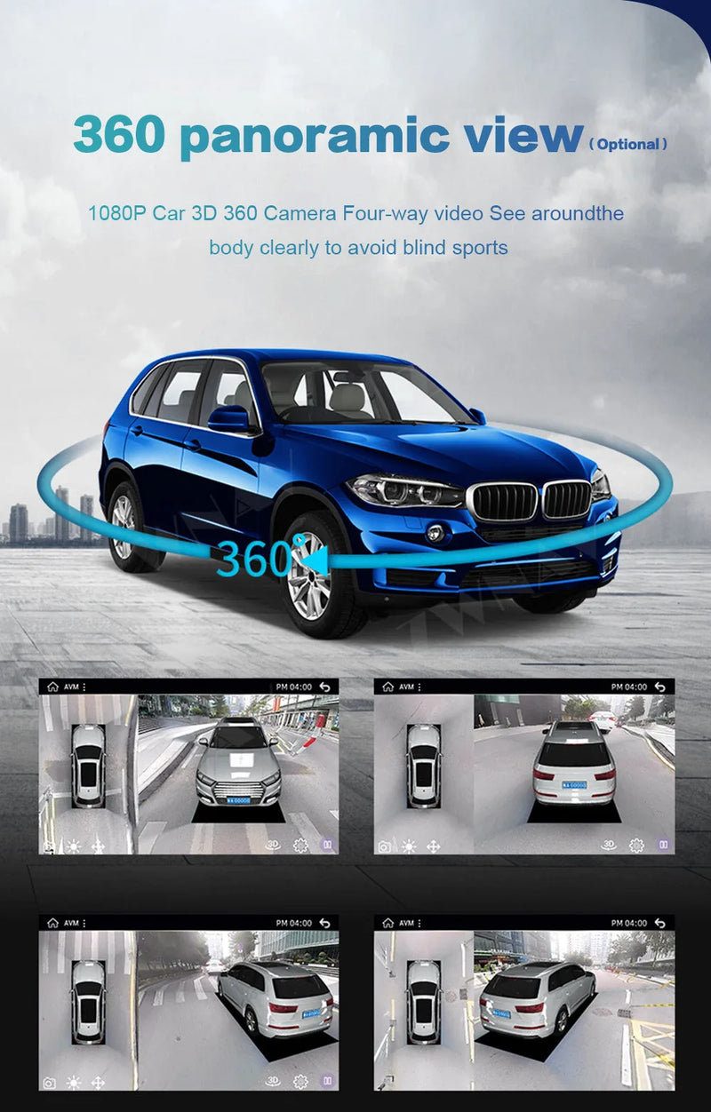 Autoradio Android 14 Ford Ranger Everest 2015-2021 Écran Vertical 12,1 pouces CarPlay GPS