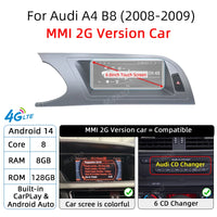 Autoradio CarPlay Sans Fil Audi A4 B8 2008-2009 — détail de fixation