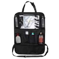 Oxford Car Rear Seat Organizer with Tablet Pocket 60 x 42 cm