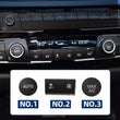 Cache-Boutons de Climatisation BMW Série 3 X1 F30 F20 E90