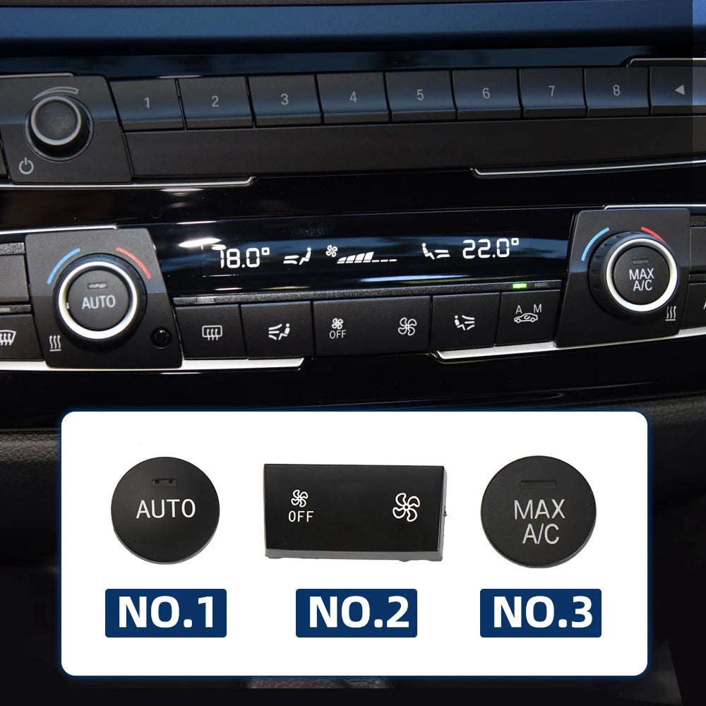 Cache-Boutons de Climatisation BMW Série 3 X1 F30 F20 E90