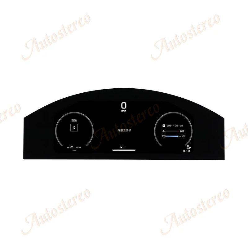 Tableau de Bord Numérique Volkswagen Phaeton — gros plan