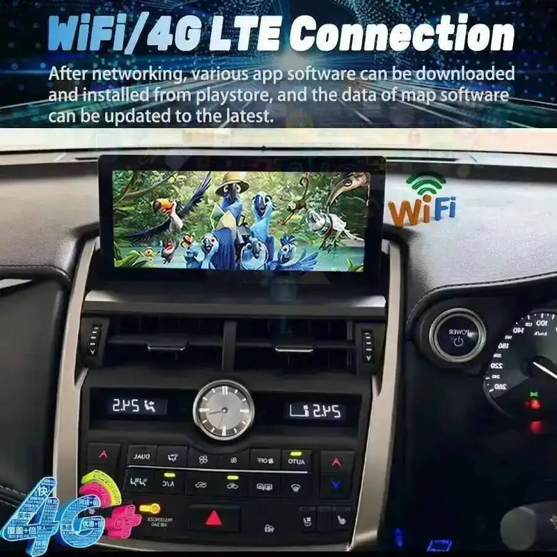 Autoradio Android 14 Écran 10,25 Pouces Lexus NX 200 200t 300h 2014-2016 CarPlay DSP 4G