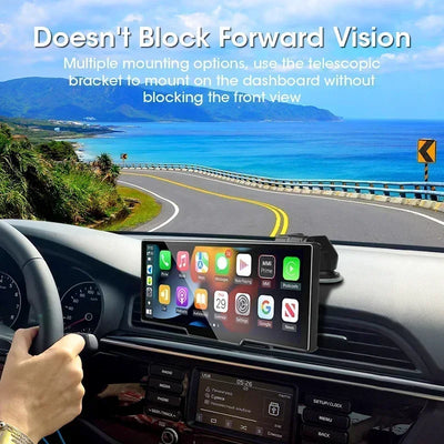 Dashcam Srnubi 10,26 Pouces 4K CarPlay Android Auto