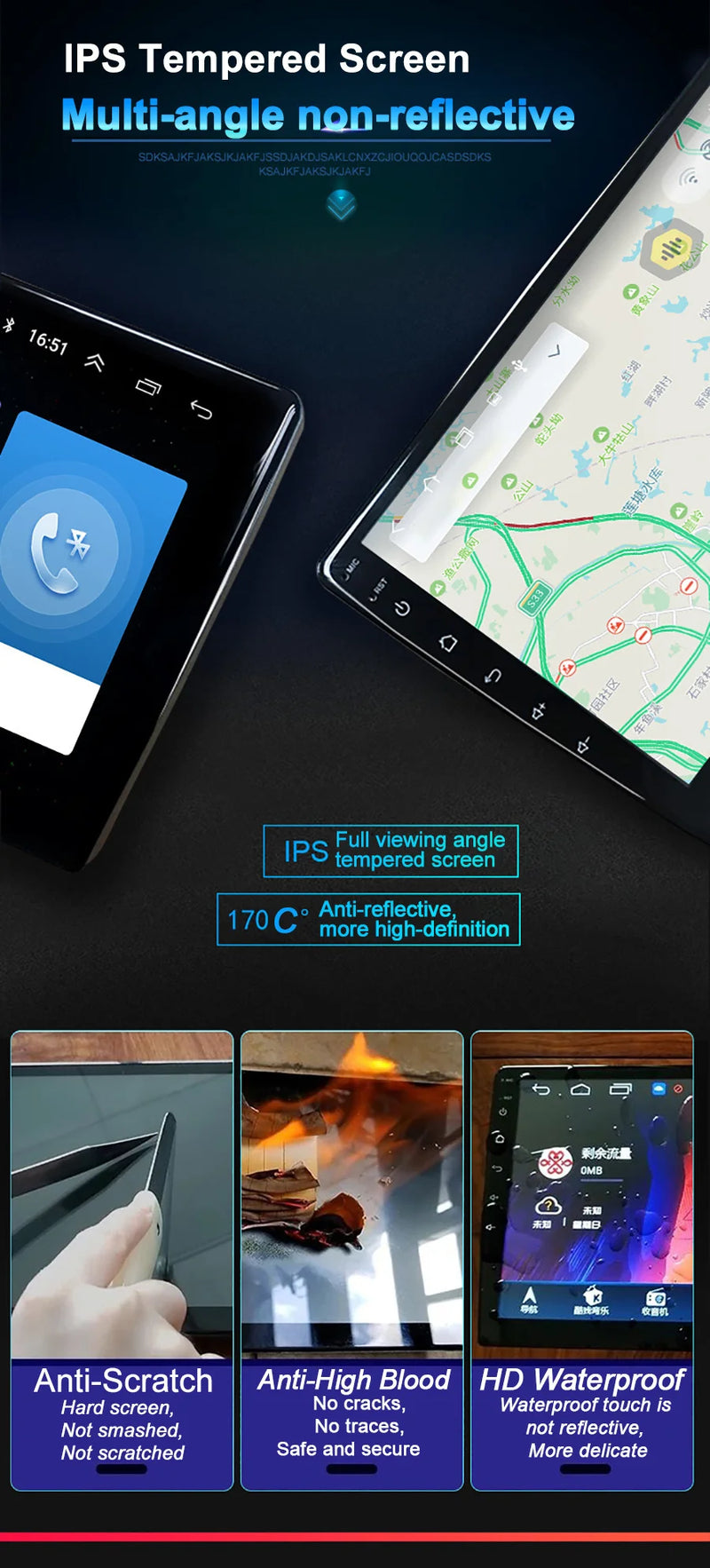 Autoradio Android 14 Écran Vertical 12,1 Pouces Maserati Quattroporte 2004-2012 CarPlay GPS
