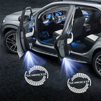 Projecteur Logo Porte Volkswagen Scirocco LED 9 Motifs 2 Pièces