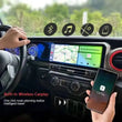 Autoradio Double Écran 24,6 Pouces Jeep Wrangler JL 2018-2022 Android CarPlay Sans Fil GPS 4G