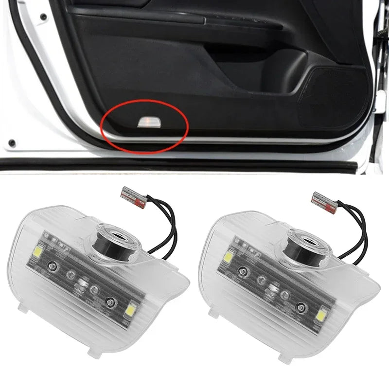 Projecteur Porte Honda Accord 9 et 10 2014-2022 LED, Lot de 2, 9 Motifs
