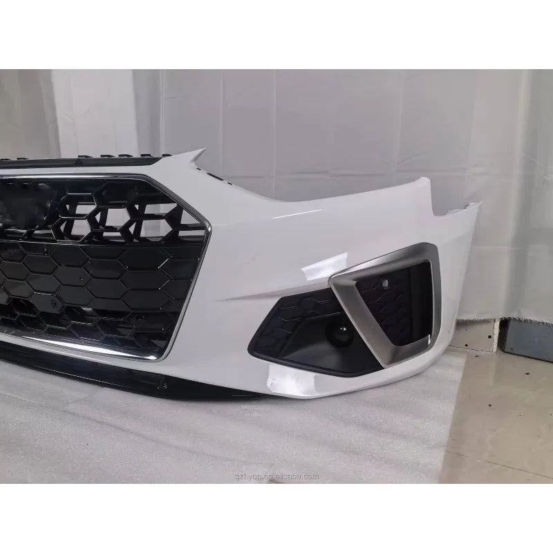 Pare-Chocs Avant Complet avec Calandre Nid d'Abeille Style RS4 Audi A4 S4 B9 2017-2019