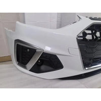 Pare-Chocs Avant Complet avec Calandre Nid d'Abeille Style RS4 Audi A4 S4 B9 2017-2019