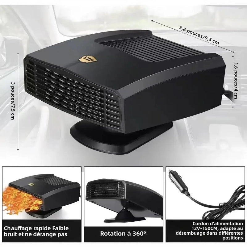 Chauffage Voiture 12V 24V Céramique PTC 180 W Chaud et Froid