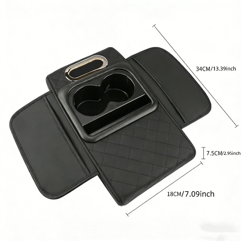 Accoudoir Central Universel avec Rangement et Porte-Gobelet