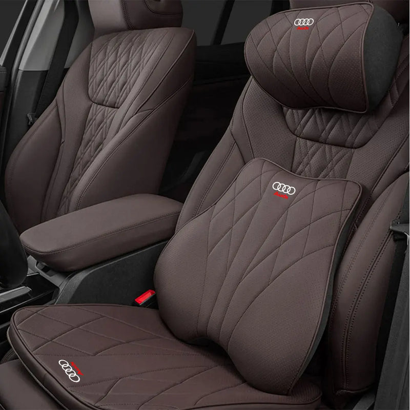 Coussin Lombaire et Appui-Tête Audi S line A3 A6 Q5 — détail de finition
