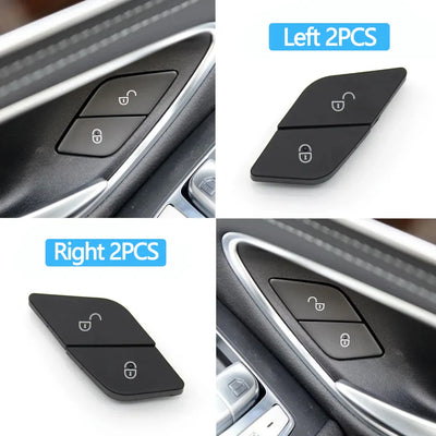 Cache-Boutons de Verrouillage de Porte Mercedes W205 X253 W447