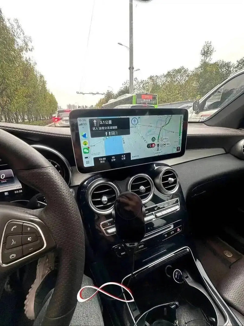 Autoradio Android 14 Mercedes-Benz GLC X253, C et Classe V W446 W447 2015-2018 Écran 12,8 pouces CarPlay DSP
