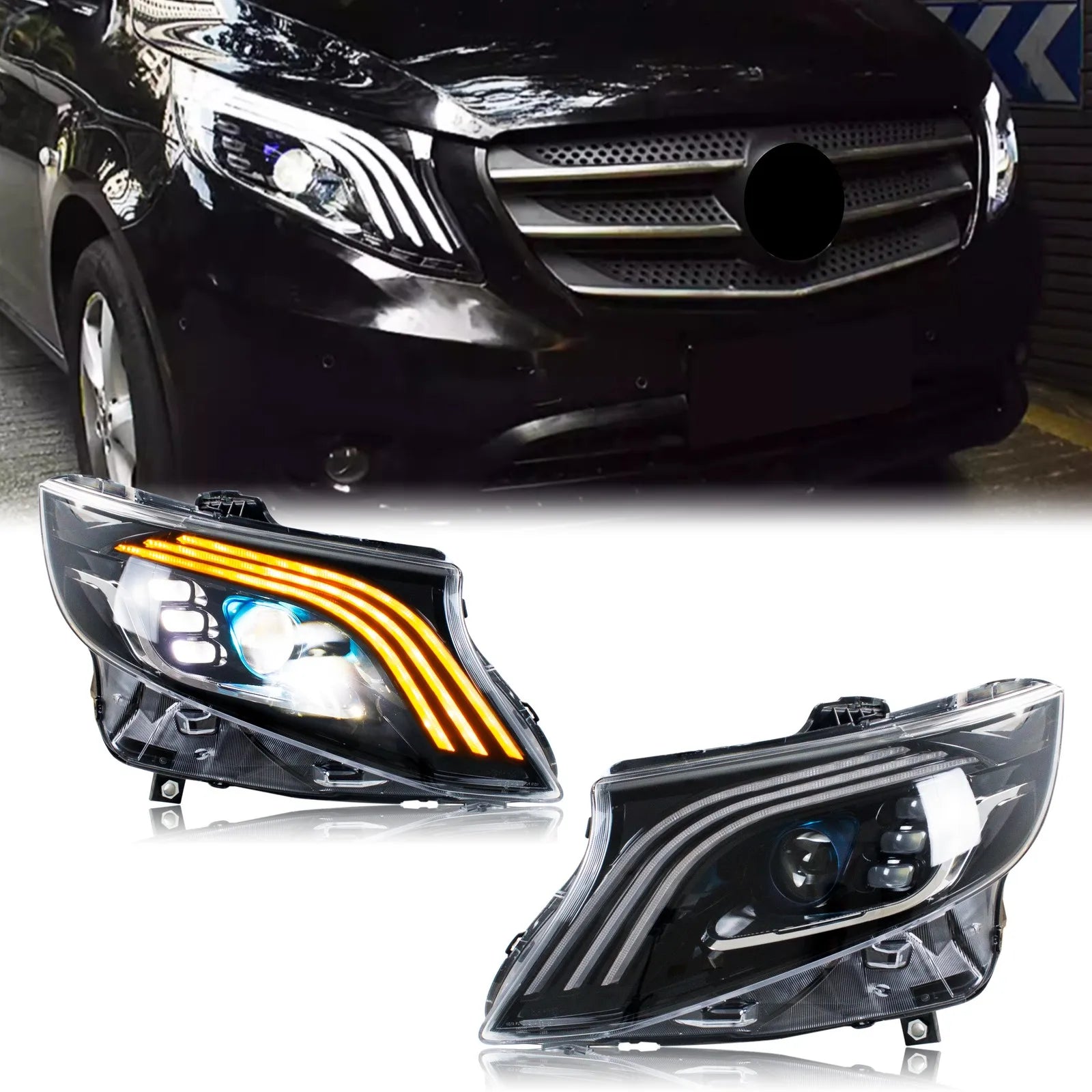 Phares LED Mercedes Vito Metris 2016-2023