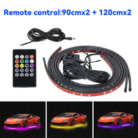 Éclairage d'Ambiance Néon RGB Flexible Sous Châssis Voiture