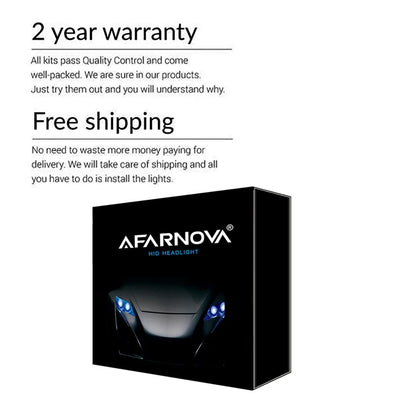Ampoules Xénon HID AFARNOVA 35W 55W Ballast