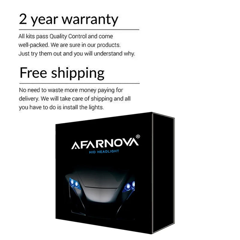Ampoules Xénon HID AFARNOVA 35W 55W Ballast