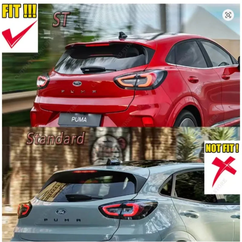Becquet Ford Puma ST et ST-Line X MK1 2020-2024 de Toit Style Maxton Noir Brillant