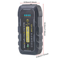 Booster de Batterie Voiture 3000A 12V Étanche IP66 Double Lampe