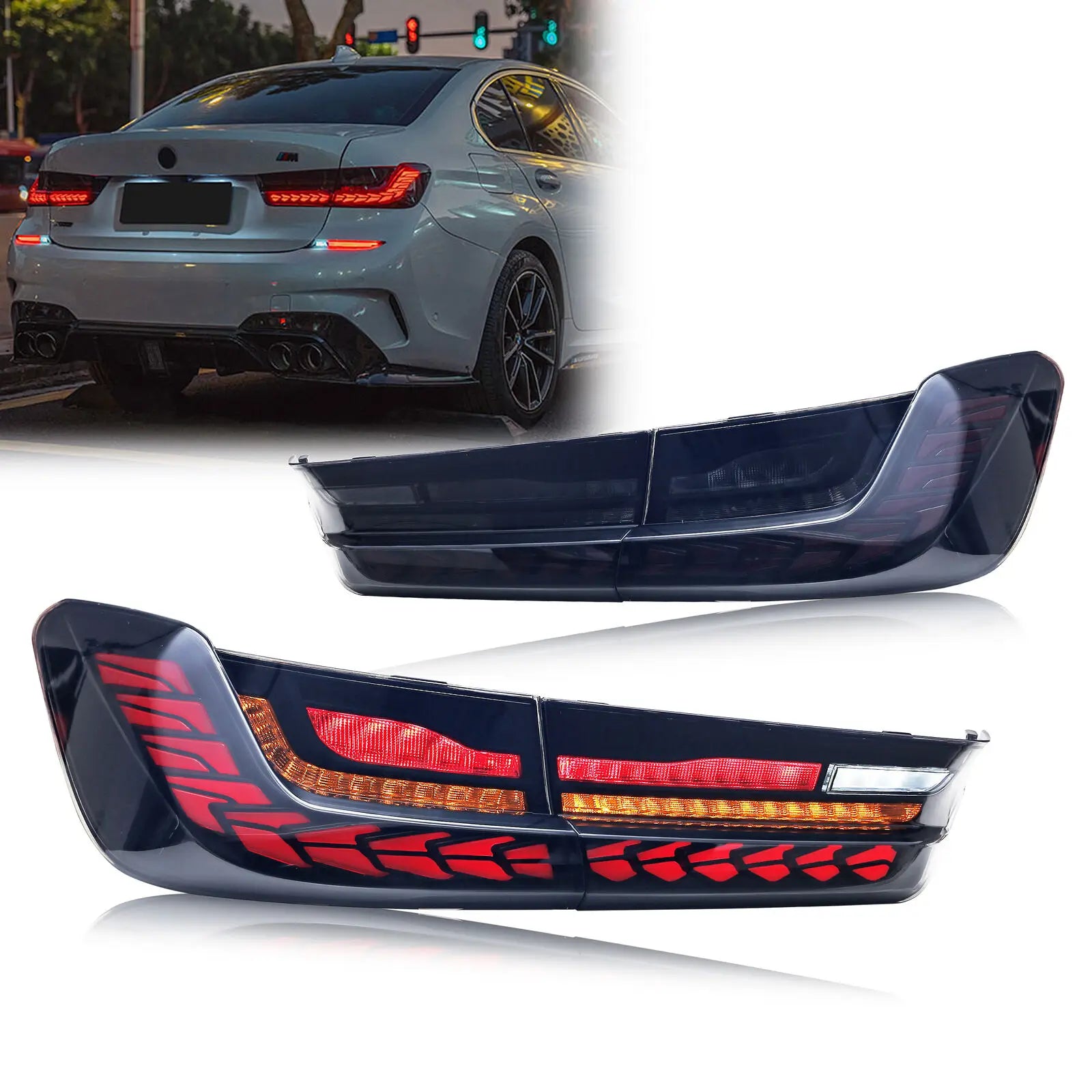 Feux Arrière LED BMW Série 3 G20 G80 M3 2019-2024