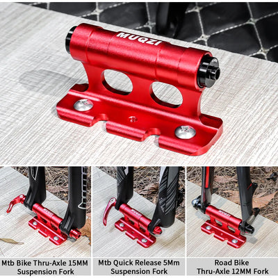 Porte-Vélos de Toit MUQZI Support de Fourche Aluminium