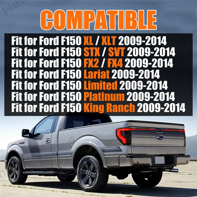 Feux Arrière LED Ford F150 2009-2014 Paire Fumé